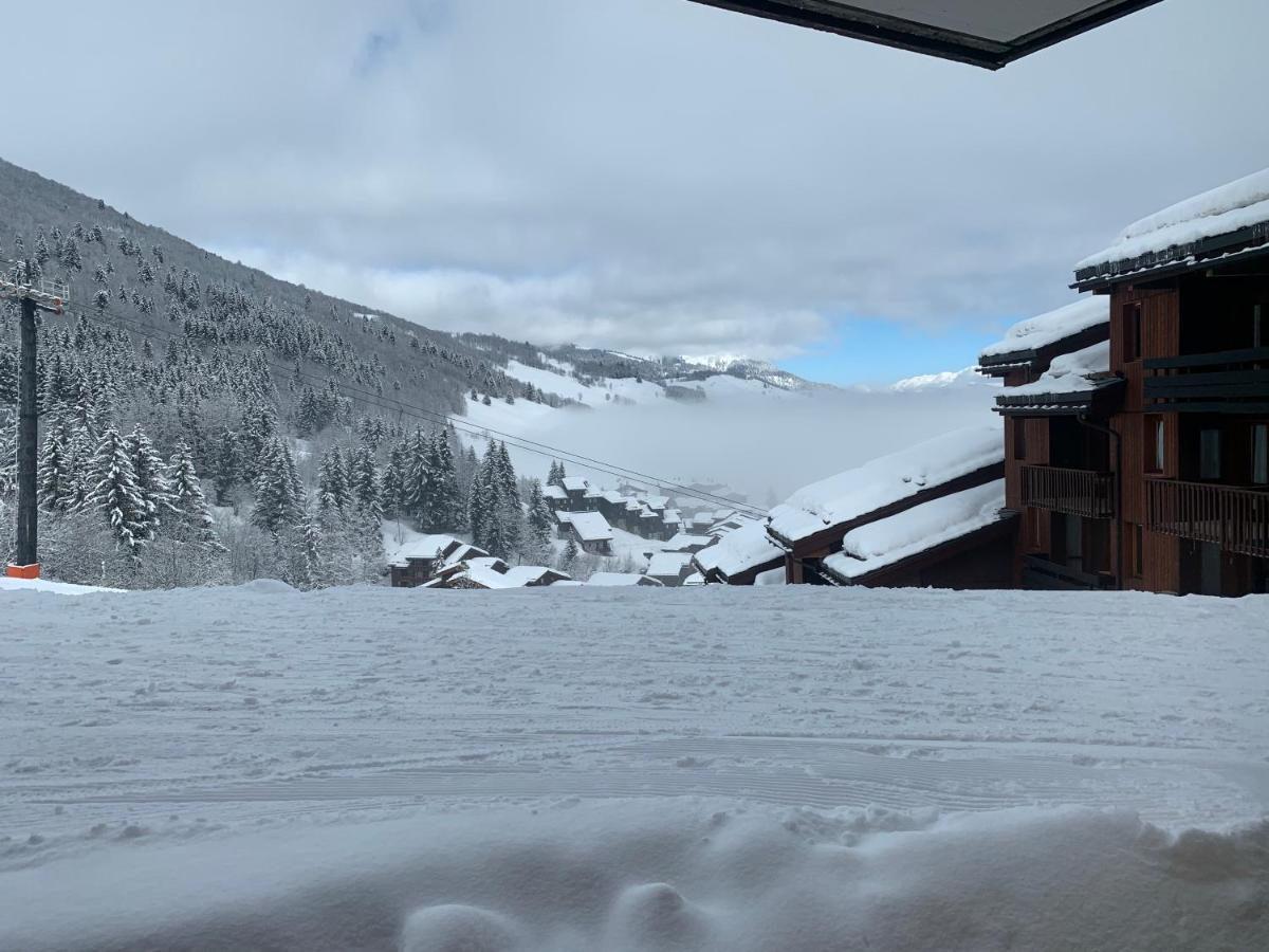 Valmorel Studio Skis aux pieds Esterno foto